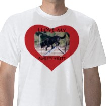 Agility Mutt T Shirt Customized