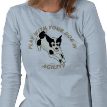 Cartoon Mutt Jumping Tshirt