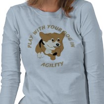 Play Agility Corgi Tshirt