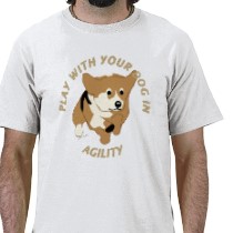 Play Agility Corgi Tshirt