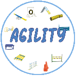 Customizable Agility T-shirts, Stickers and Mugs